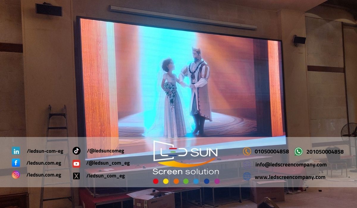 شاشة ليدالمركز الثقافي القبطي الأرثوذكسي قمنا بتقديم خدمات تركيب شاشات LED داخلية مميزة لـ المركز الثقافي القبطي الأرثوذكسي