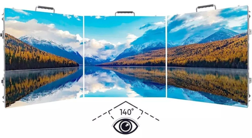 Wide Viewing Angle of 140° Horizontal and Vertical for Rental Series Rental series display with wide 140° horizontal and vertical viewing angles for optimal visibility.