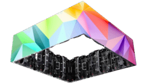 500x500mm indoor rental LED screens assembled at an event, displaying bright and seamless visuals.