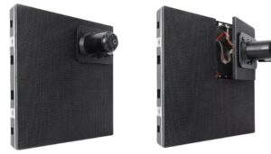 640 x 640 mm fixed indoor LED screen displaying sharp and vibrant high-definition content in an indoor setting