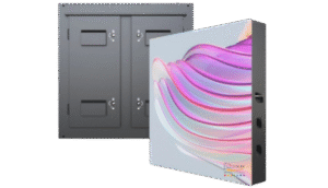 960×960 mm outdoor iron LED screen designed for durable and bright advertising displays in outdoor environments