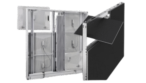 Platinum LED Screen 960x960mm showcasing vibrant outdoor advertisements with high brightness and clarity